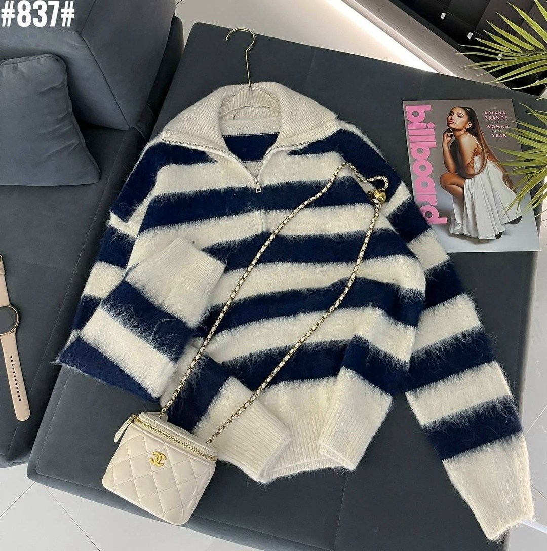 полосатый свитер,свитер в полоску,вязаный свитер в полоску,свитера женские,теплый свитер