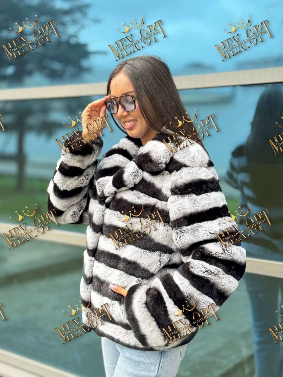 кролик рекс шиншилла шубка,шуба кролик рекс,шуба из кролика рекс,шуба из кролика,полушубок из кролика