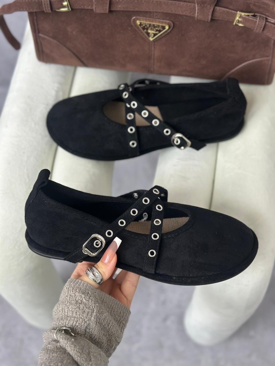 ,женская ,балетки замшевые,балетки женские,коричневые балетки