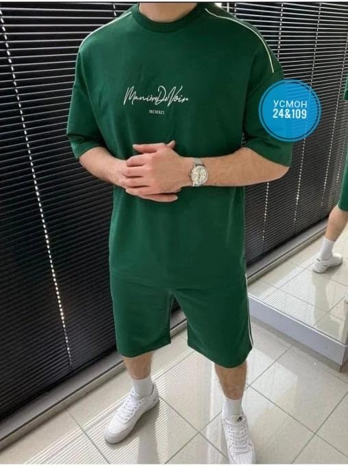 костюм летний с шортами и футболкой,спортивные мужские костюмы,спортивный костюм для мужчин,мужская мода,костюм спортивный летний футболка