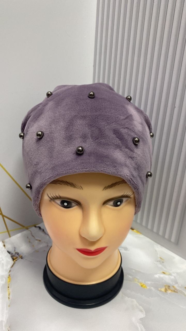 шапка женская,головной убор женский,комплект женский шапка,берет женский,шапка платок