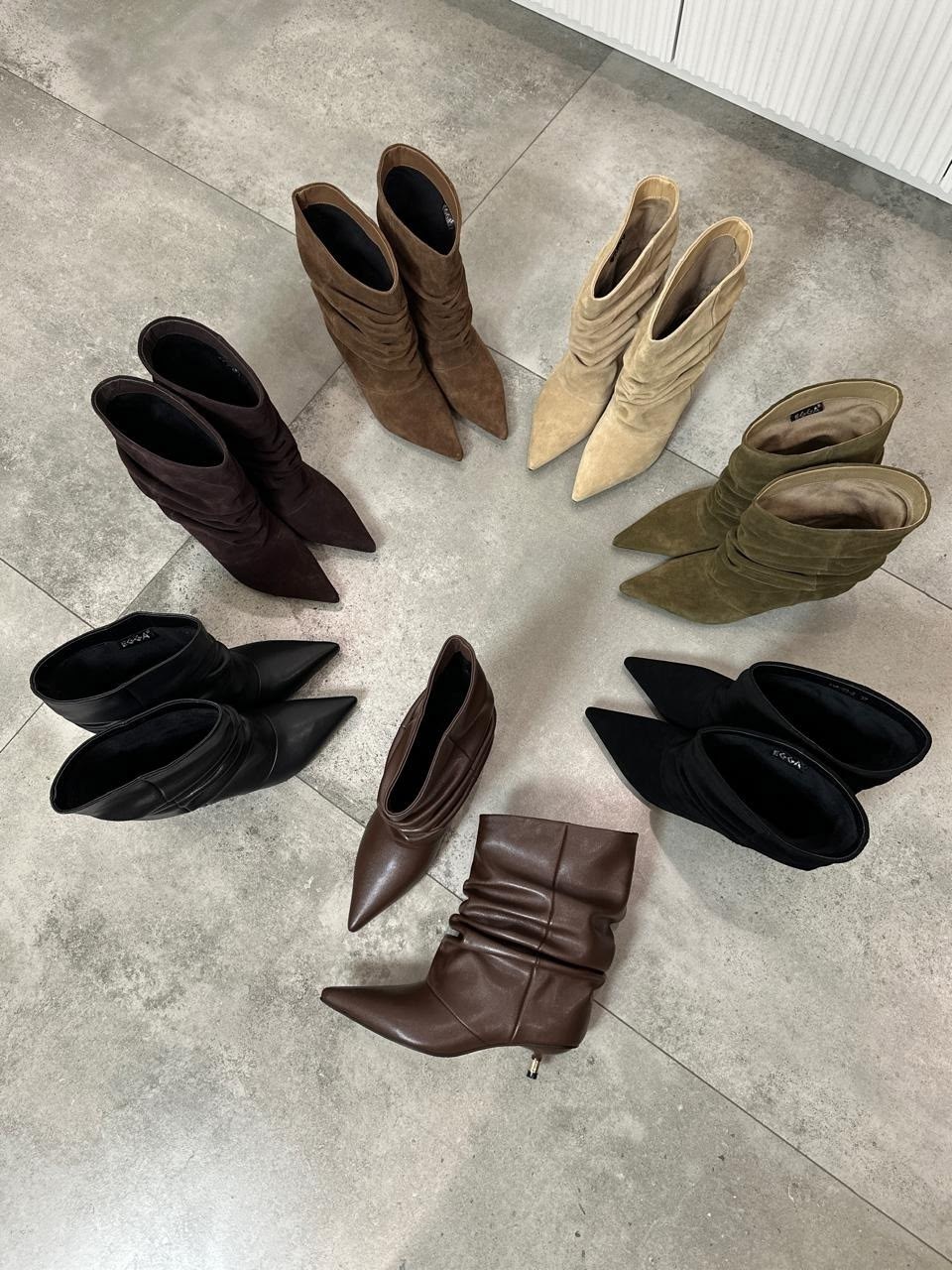 женские ботильоны с острым носком,женская ,,женские сапоги,короткие сапоги