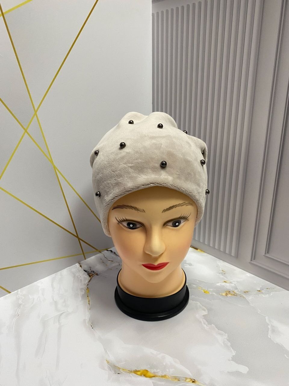 шапка женская,головной убор женский,комплект женский шапка,берет женский,шапка платок