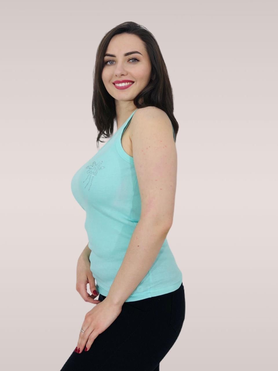 майка женская базовая,женская майка на широких бретелях,майка женская,футболки женская,майка женская однотонная