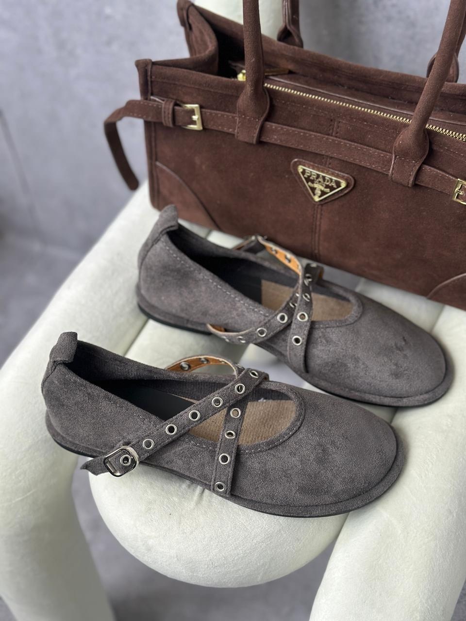 ,женская ,балетки замшевые,балетки женские,коричневые балетки