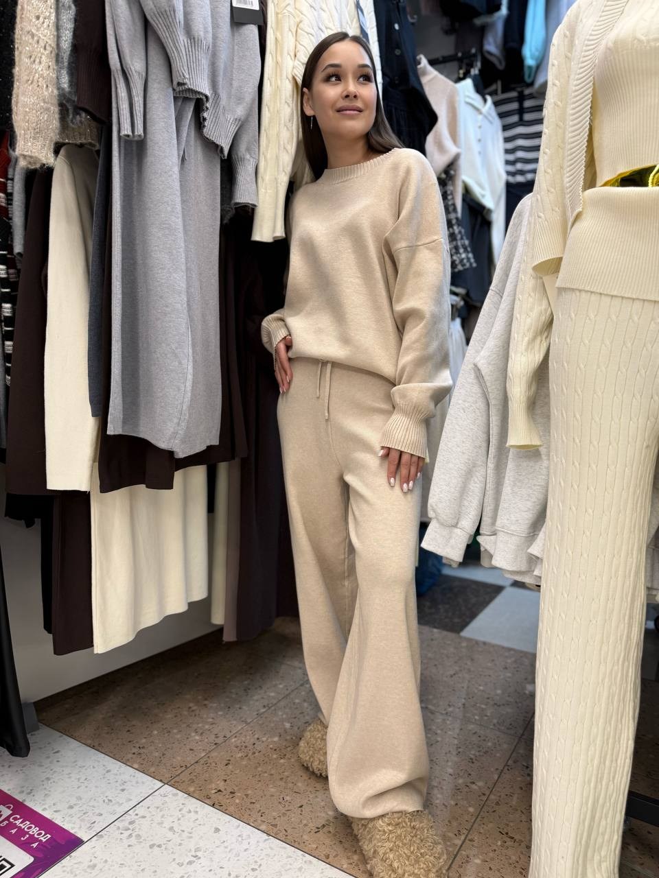 трикотажные костюмы,костюмы трикотажные палаццо женские брючные,трикотажный костюм с брюками палаццо,костюмы женские,костюм с брюками