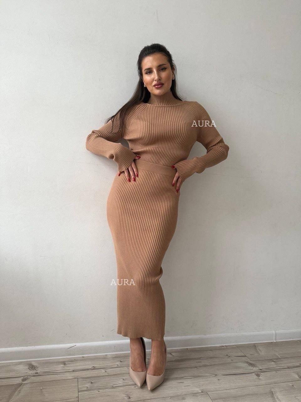 трикотажное платье лапша,платье женское офисное водолазка миди теплое лапша,теплый костюм с юбкой,теплое платье лапша,платье вязаное лапша