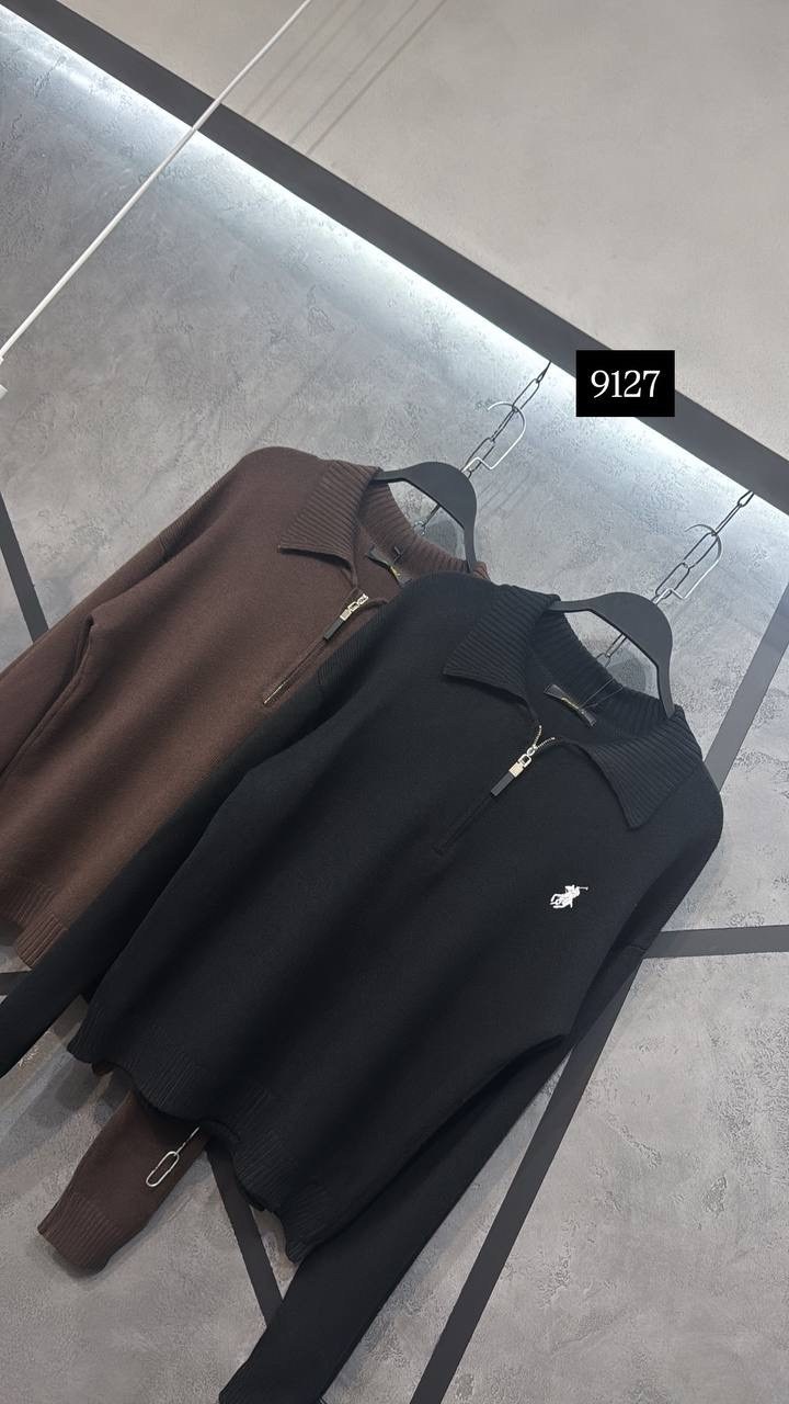 модные свитера,кофта поло,свитер поло,женская кофта,свитер с воротником