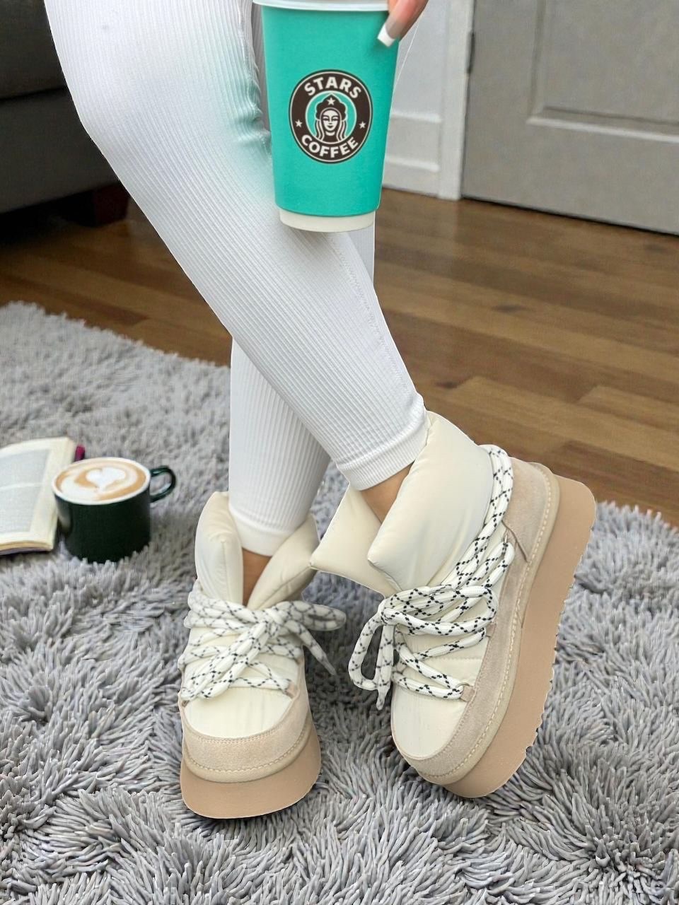 ,дутики женские,угги дутики зимние на платформе,зимняя женская ,угги зимние на платформе