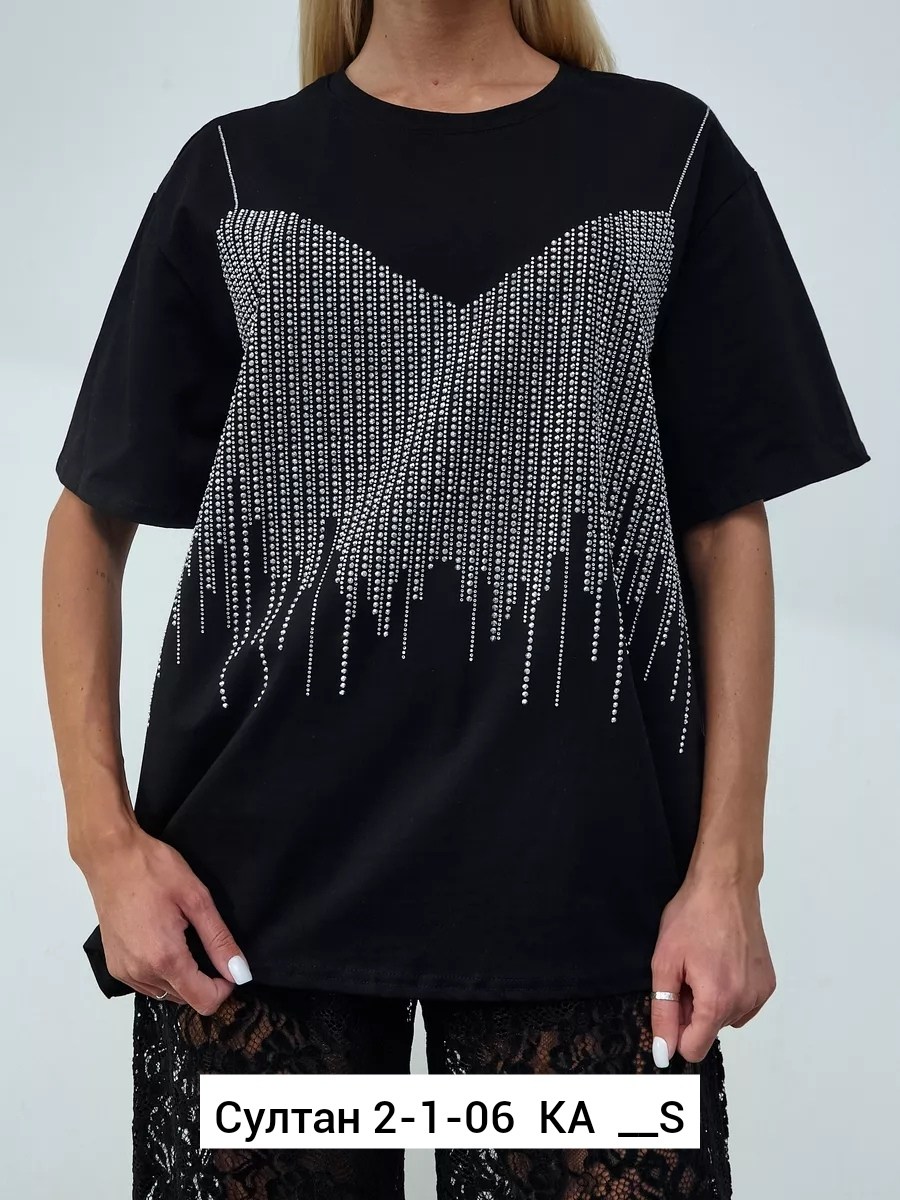 оверсайз футболка женская,футболки женская,футболки со стразами оверсайз,серая футболка женская