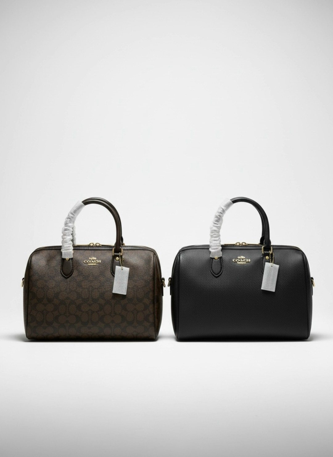 сумка женская coach,женский сумка,модная сумка,сумка женская coach dempsey carryall на модели,coach handbag