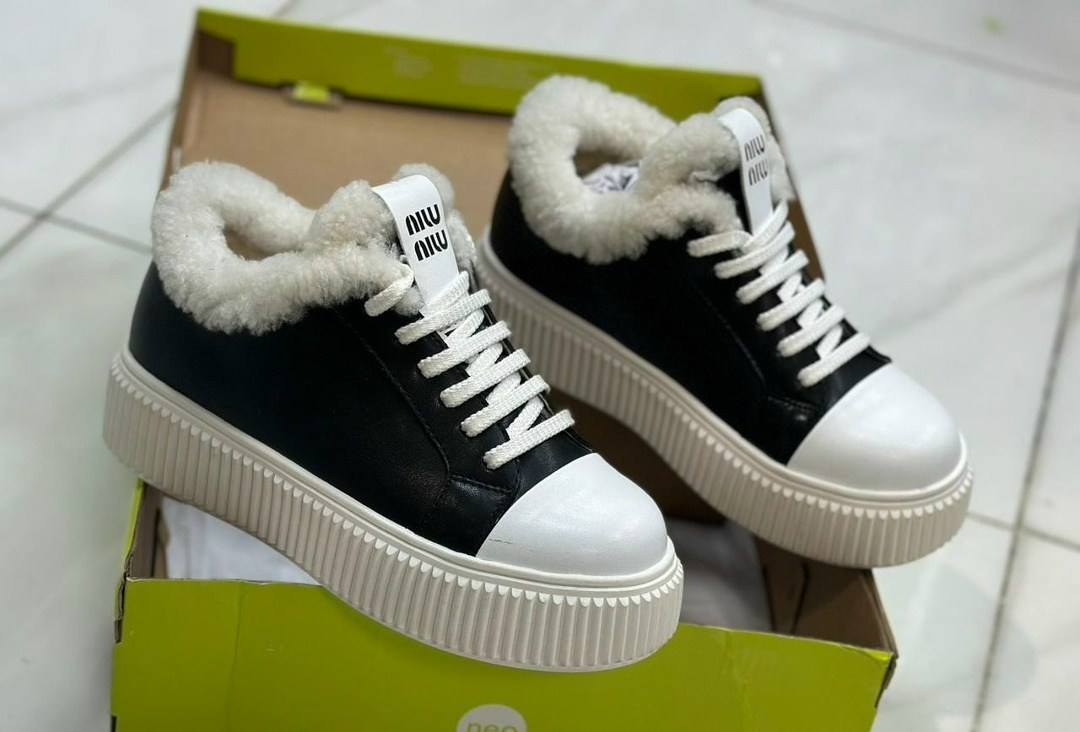 ,кеды миу миу,женские кроссовки miu miu,женские кроссовки с мехом,кеды на меху