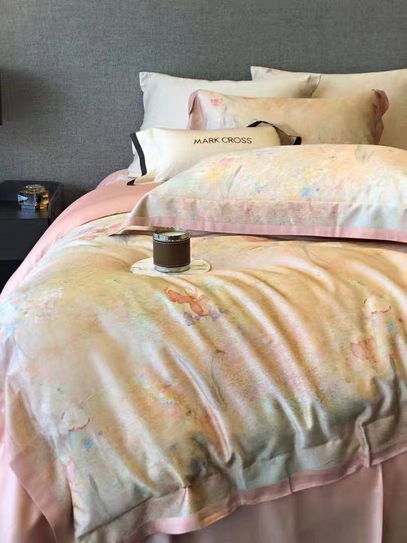 роскошный комплект постельного белья,комплект постельного белья,постельное белье,красное постельное белье,комплект постельного белье евро