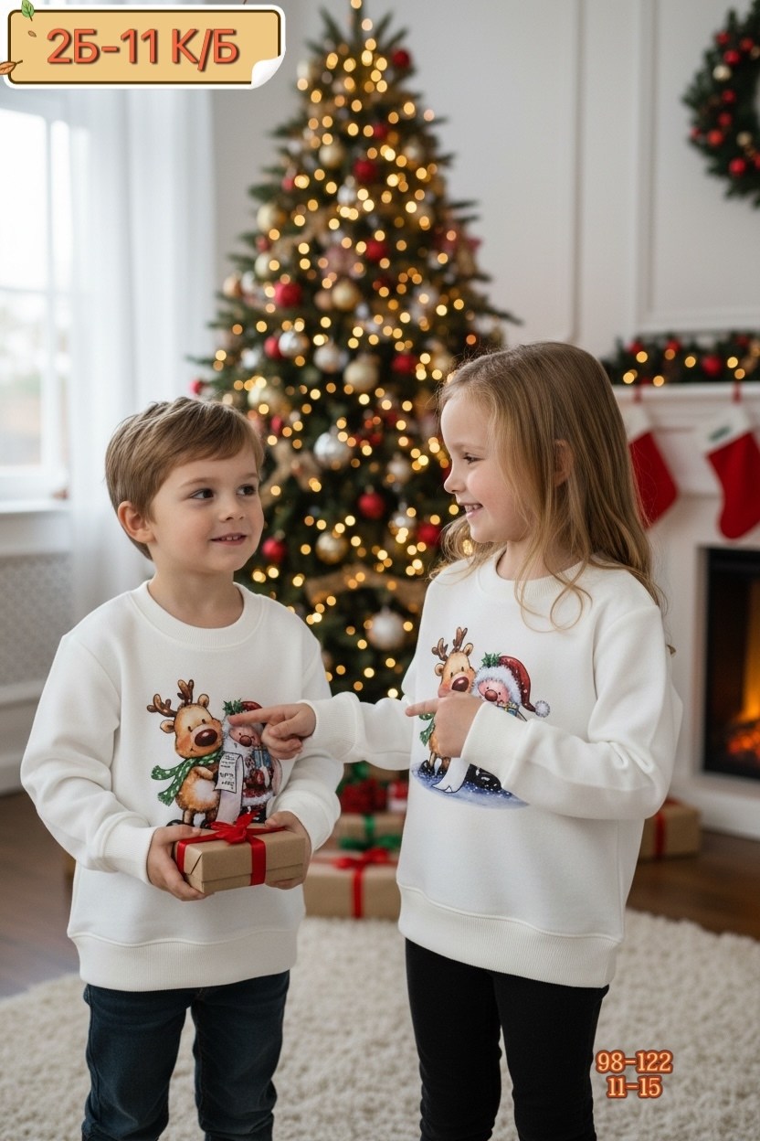 фэмили лук свитшот джемпер детский новый год,детский свитшот,новогодние кофты,новогодний свитшот,джемпер детский