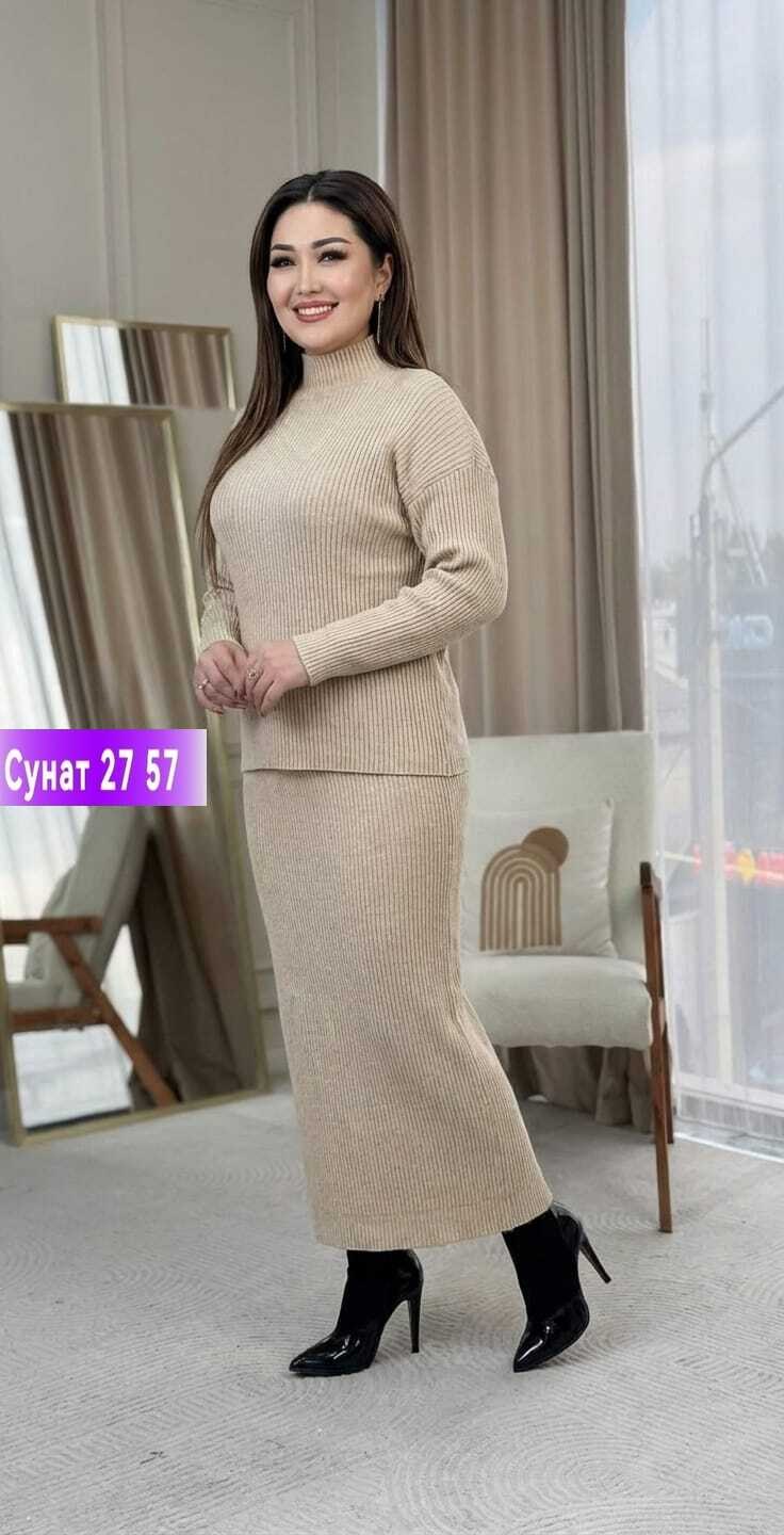 костюм трикотажный с юбкой,вязаный костюм с юбкой,трикотажный костюм с юбкой женский,трикотажные костюмы,теплый костюм с юбкой