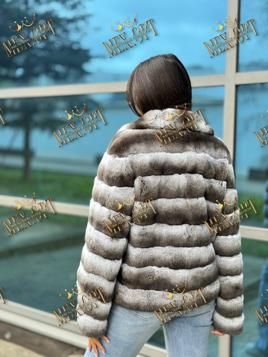 шуба шиншилла,женская шуба из натурального меха кролика рекс,шуба из шиншилл,шуба кролик рекс,шуба из кролика рекс