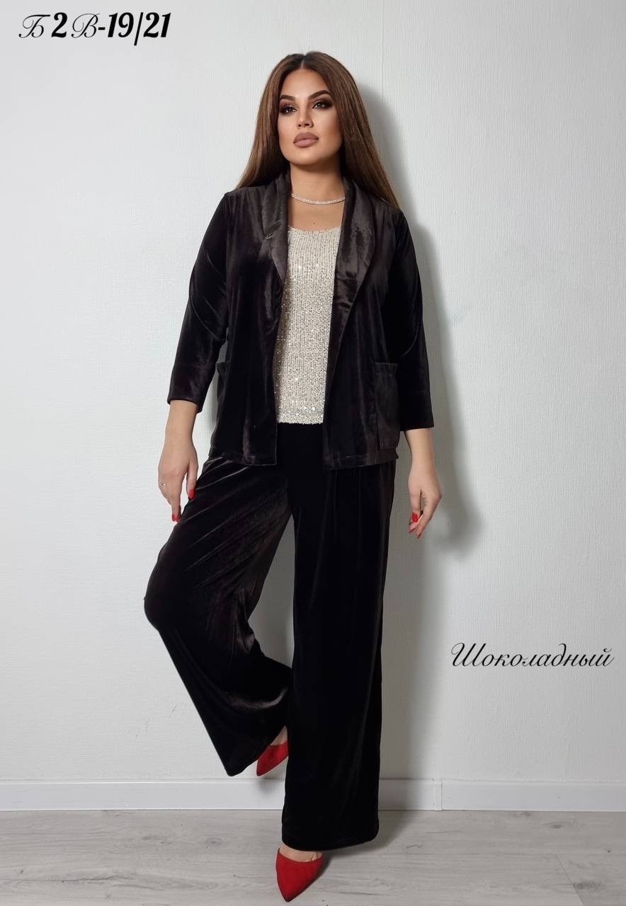 костюмы брючные,брючный костюм праздничный,костюм вечерний,брючный костюм вечерний,костюм велюровый