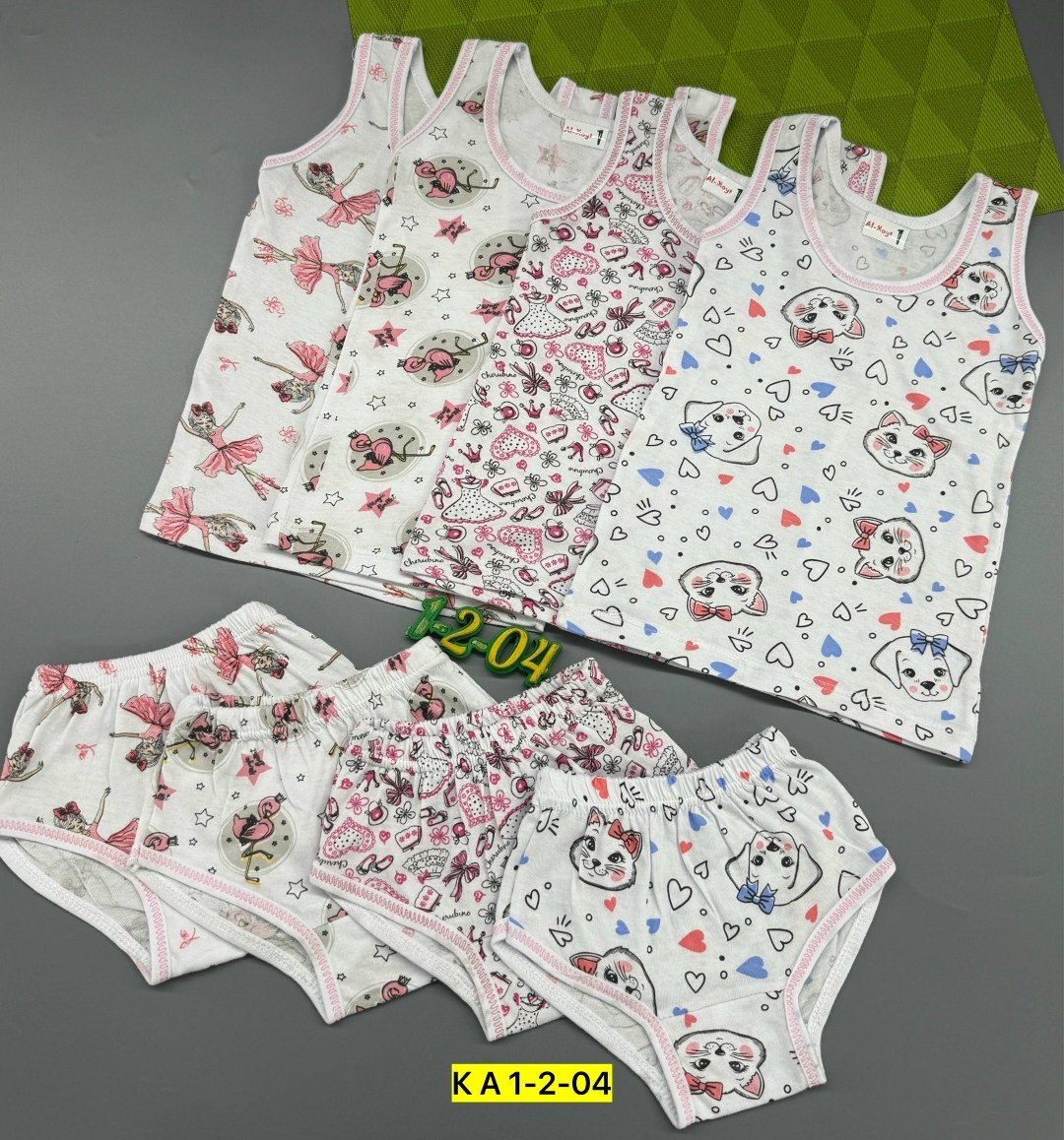 комплект детского нижнего белья,комплект майка трусы,комплект майка трусы для девочки,нижнее белье детское,детское белье