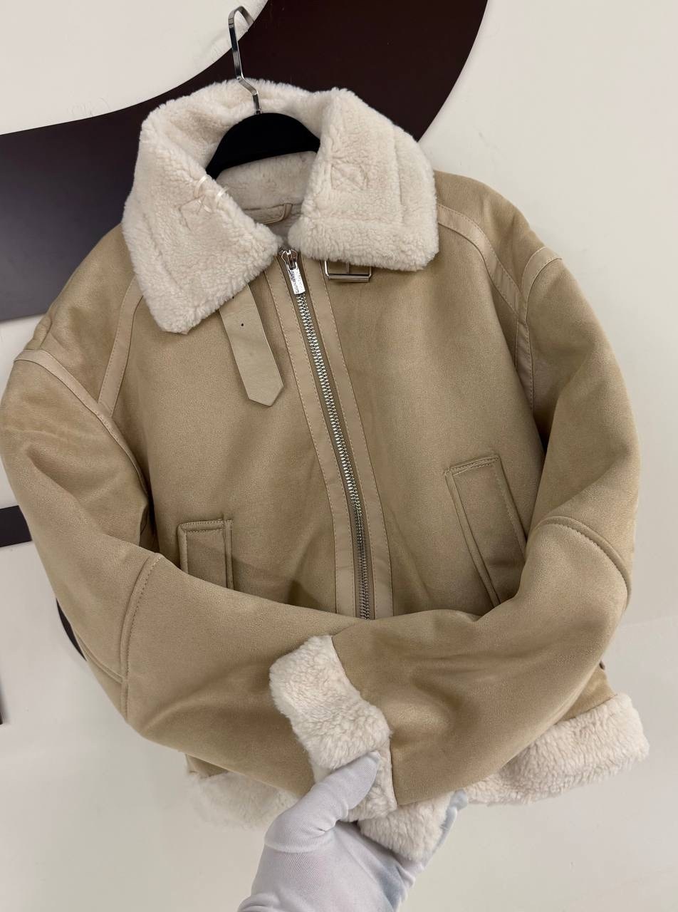 дубленка женская,дубленка авиатор,куртка дубленка,теплая куртка,замшевая куртка