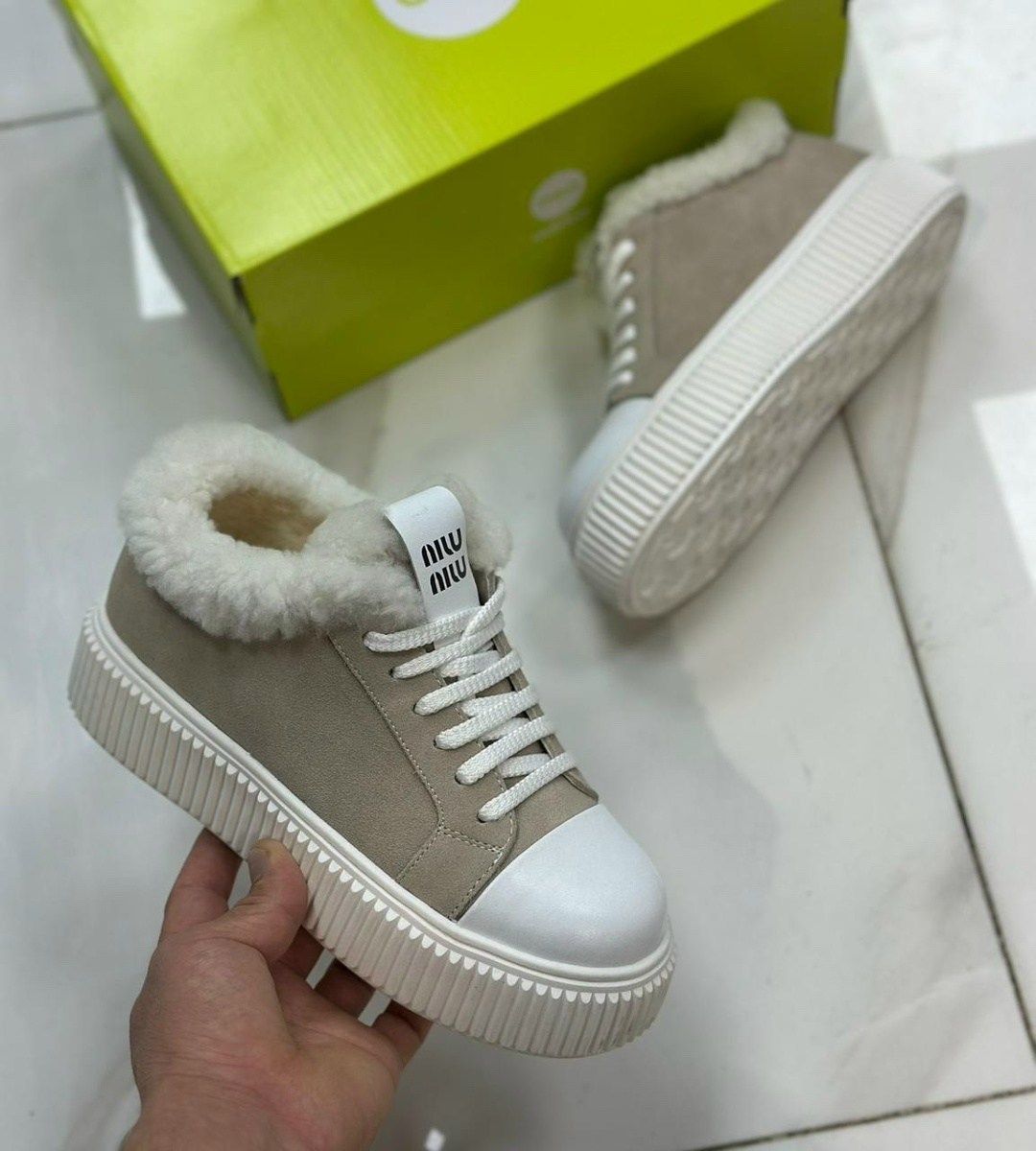 ,кеды миу миу,женские кроссовки с мехом,кеды miu miu,кеды miu miu женские