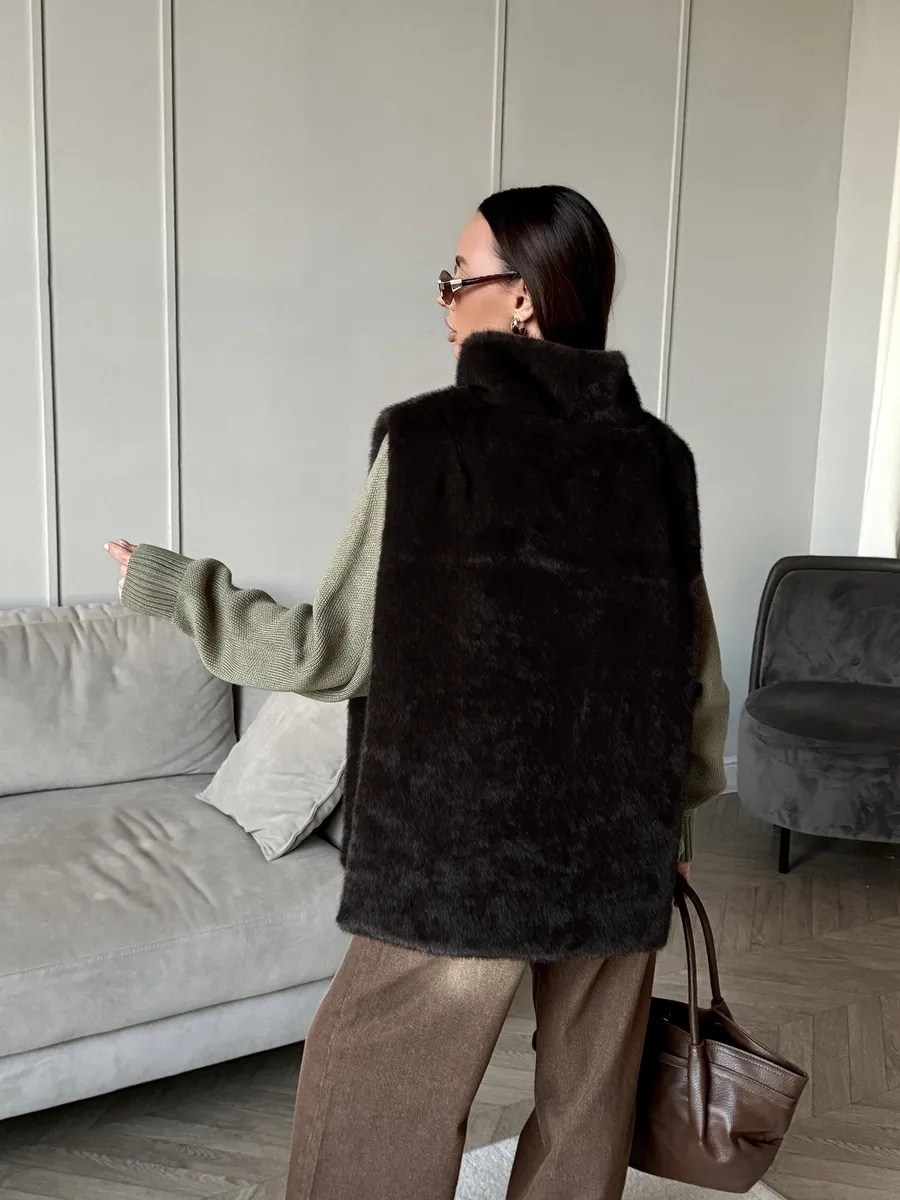 манишка меховая,меховая жилет,манишка норковая,манишка меховая женская,женский меховой жилет