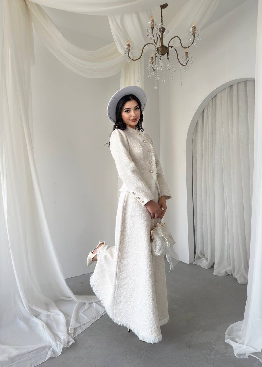 элегантные наряды,деловой костюм женский,твидовый костюм с юбкой,женские наряды