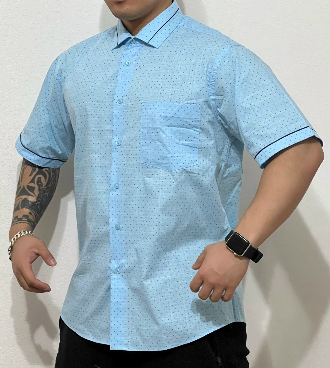 рубашка мужская с короткими рукавами,рубашка мужская,фиолетовая рубашка,рубашка,сиреневая рубашка