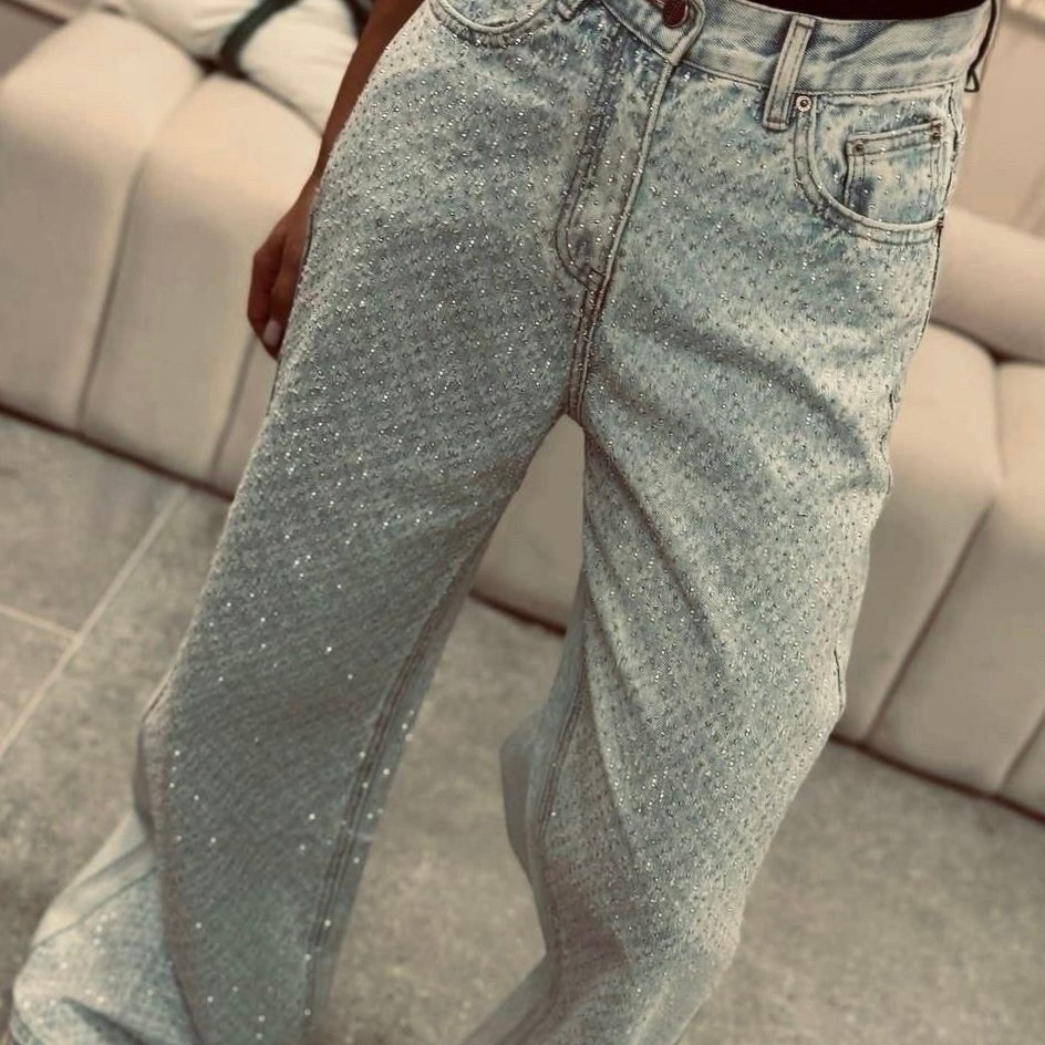 джинсы стразы,джинсы со стразами женские,женские джинсы,джинсы серый,джинсы палаццо со стразами