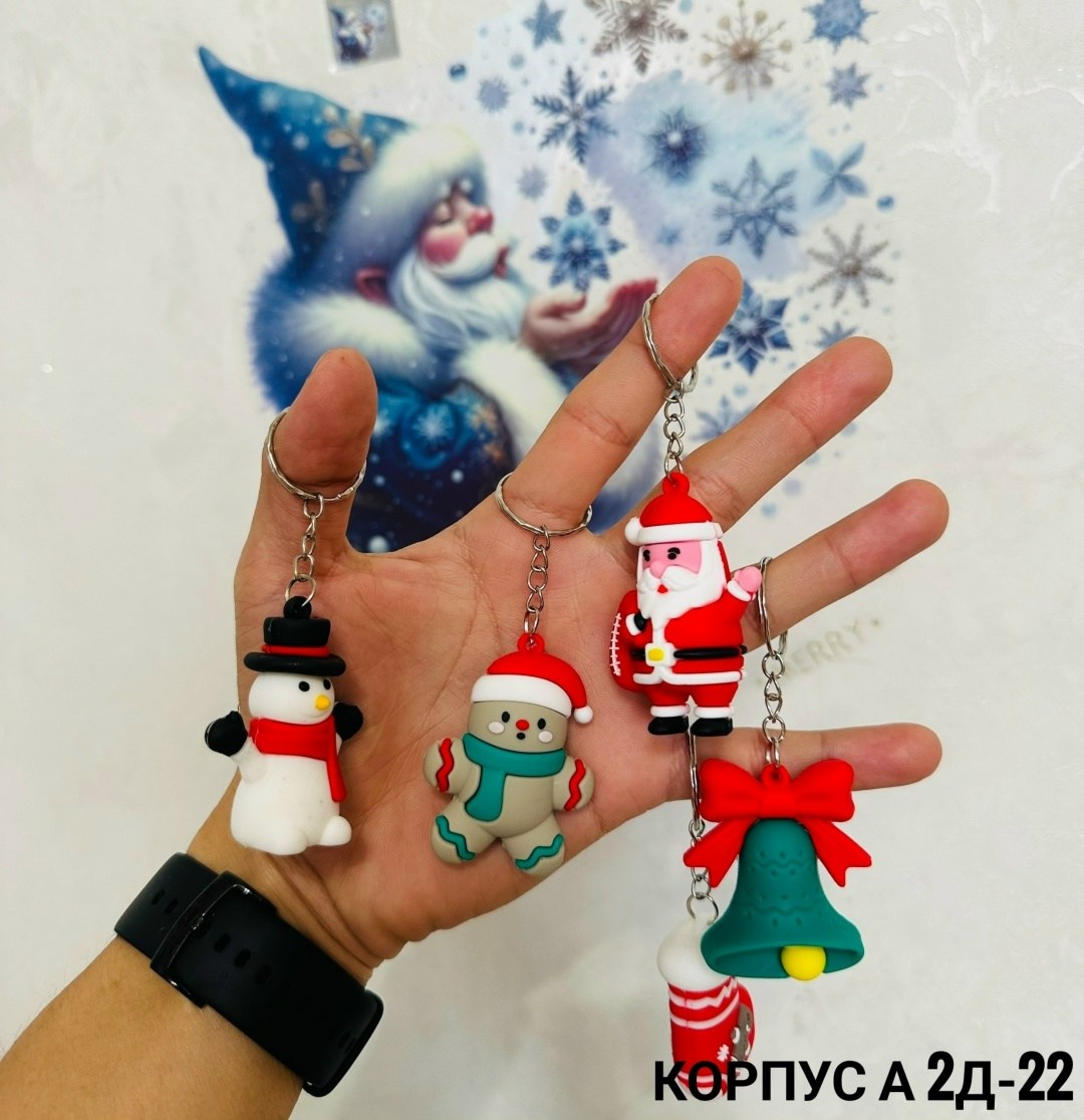 брелоки новогодние,новогодние брелки,брелок снеговик новогодний,брелок рождественский,брелок подарок