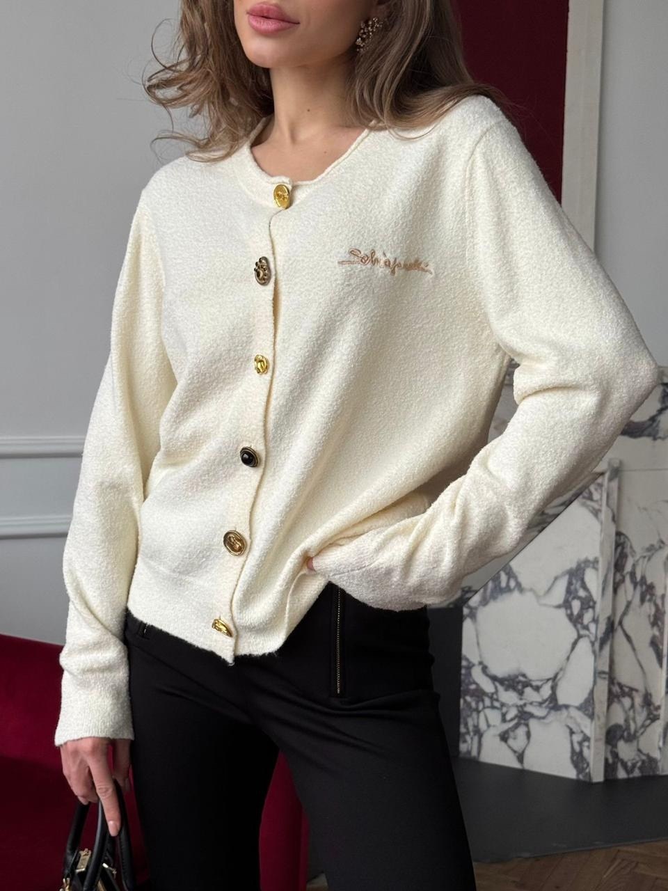 кардиган с пуговицами,кардиган женский,молочный кардиган,кардиган