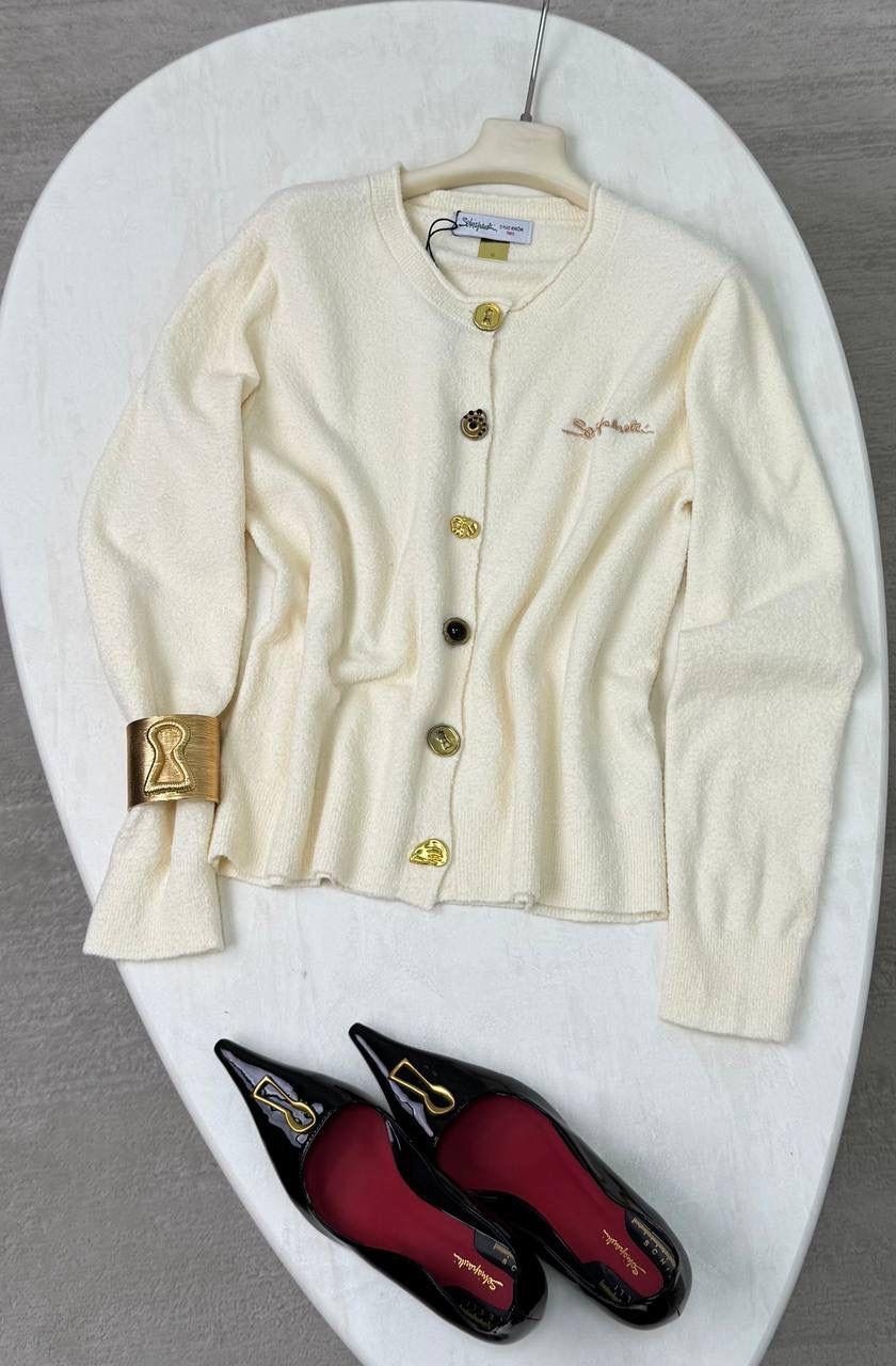 кардиган с пуговицами,кардиган женский,молочный кардиган,кардиган