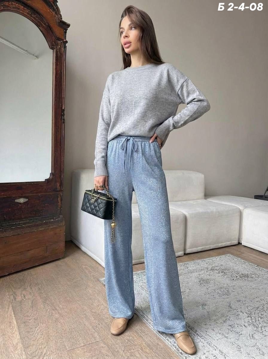 брюки трикотажные,широкие брюки,свободные брюки,брюки женские,одежда брюки