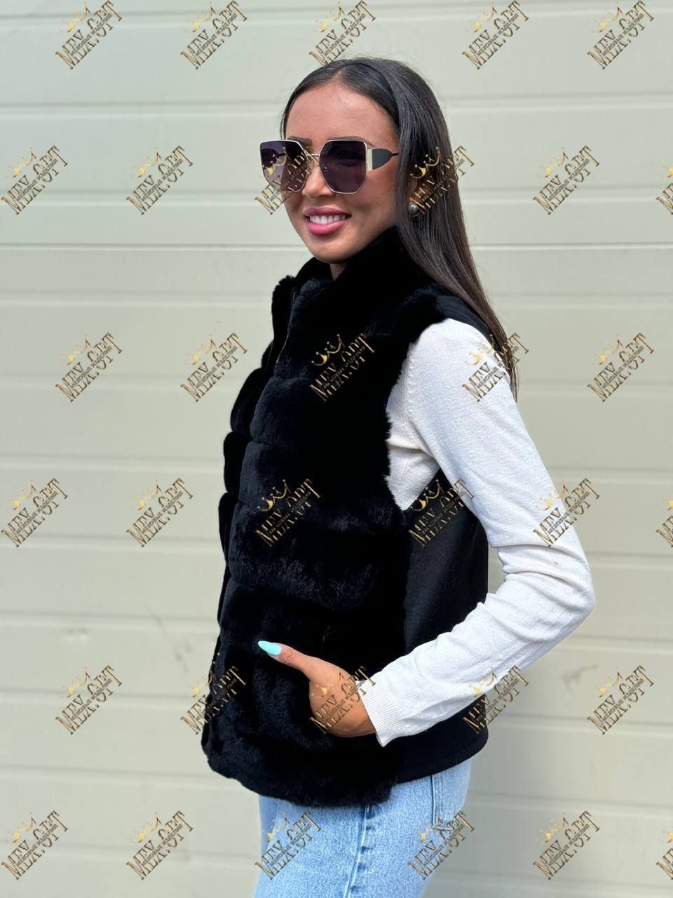 меховая жилет,меховая жилетка,женский меховой жилет,меховая безрукавка,меховая жилетка женская