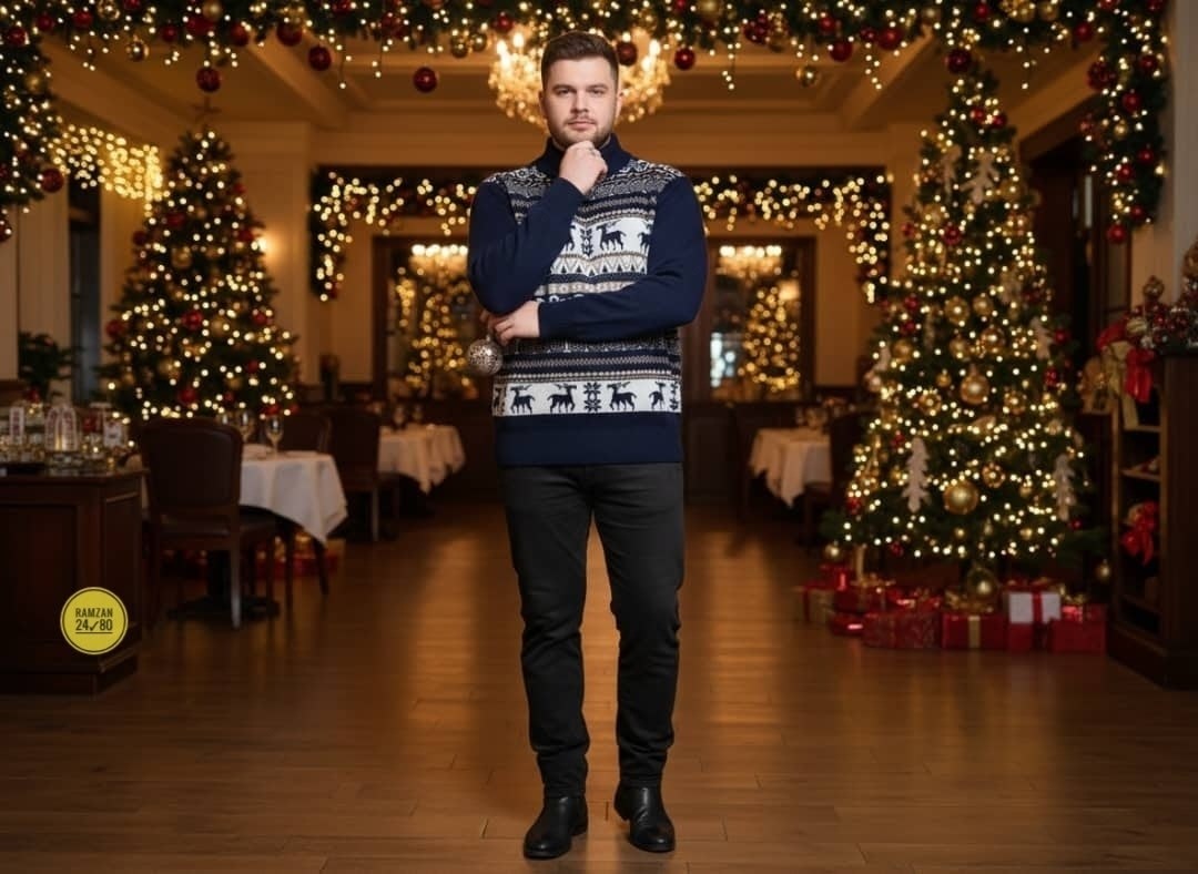 мужской свитер,свитер с оленями мужской,свитера с оленями,рождественские свитера,вязаные мужские свитера