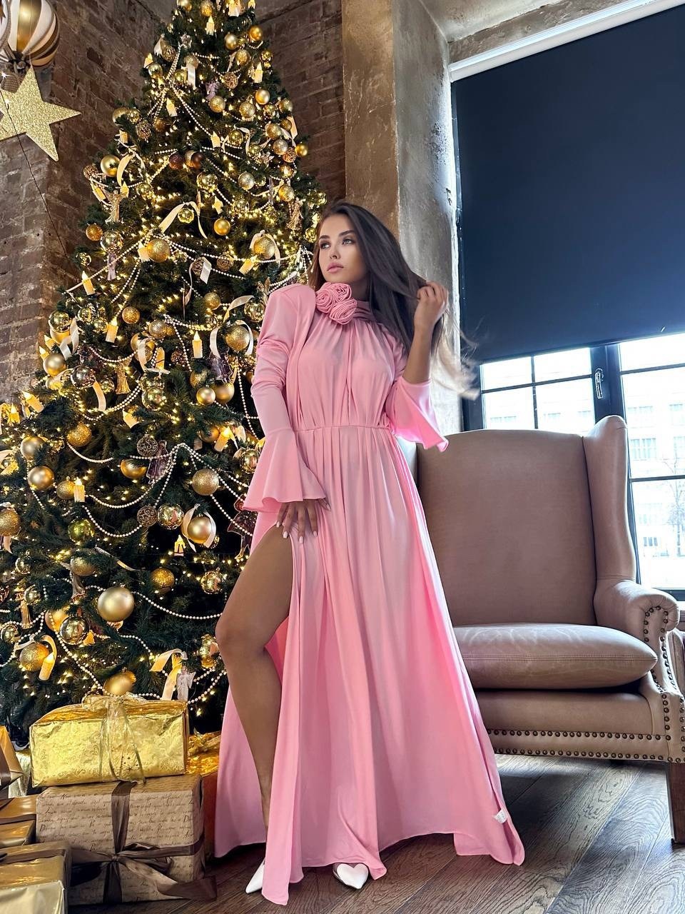розовое платье,платье,длинное платье,шелковое платье,вечернее платье