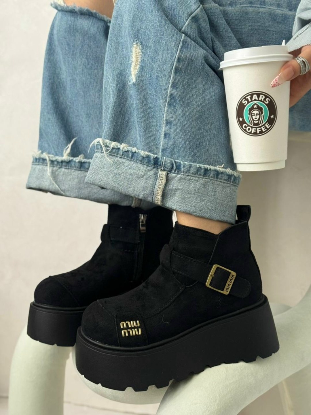 , женская,ботинки женские,платформа ,модная женская