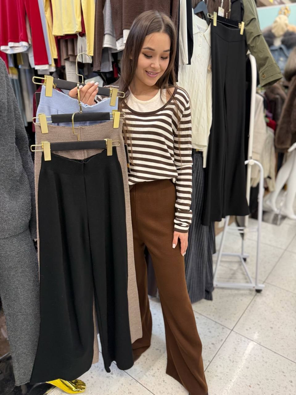 широкие брюки,модные брюки,широкие брюки женские,трикотажные брюки,брюки палаццо