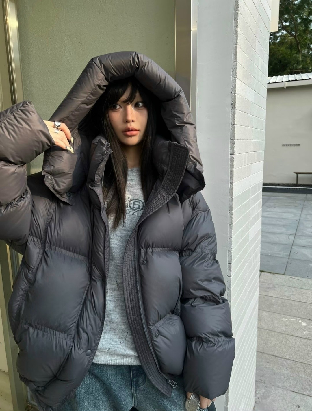 оверсайз куртка,куртка пуховик,пуховик оверсайз,куртка пуховик оверсайз,объемный пуховик