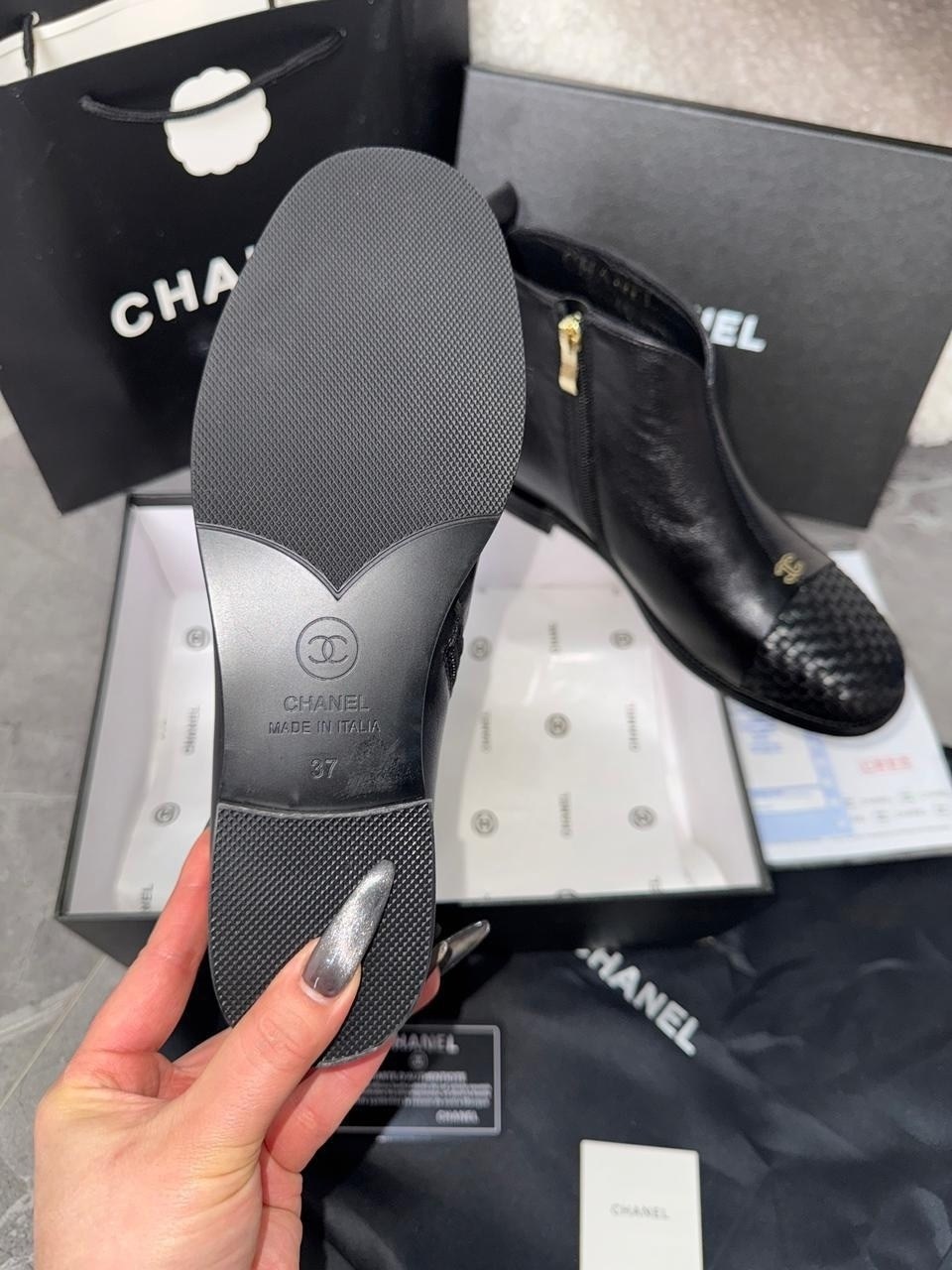 ботильоны chanel,сапоги chanel,,ботинки chanel,шанель сапоги женские