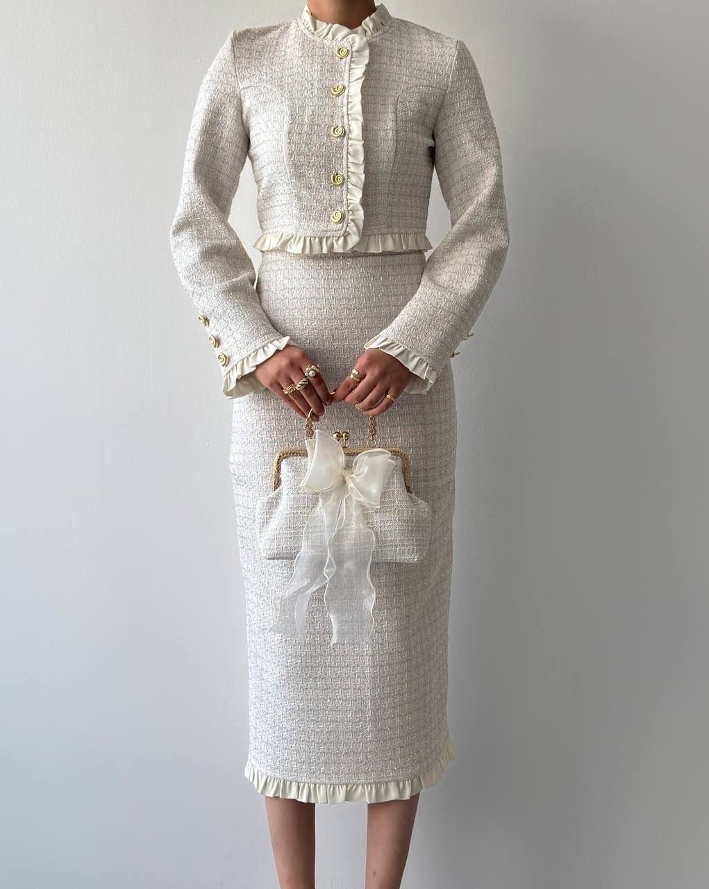 стильные костюмы,твидовые костюмы,элегантные наряды,твидовый костюм с юбкой