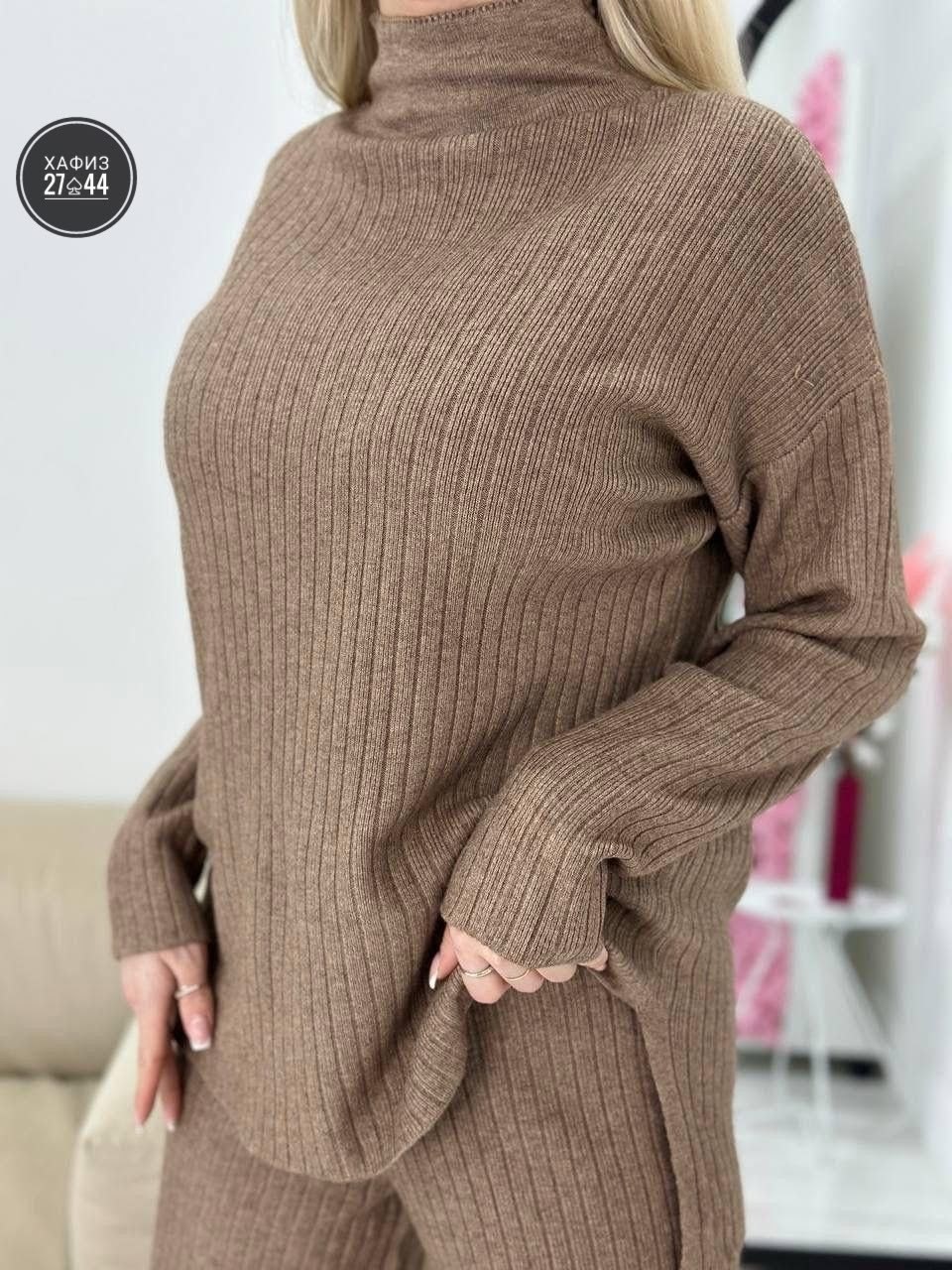 костюмы брючные,трикотажные костюмы,трикотажный костюм с брюками палаццо женский,трикотажные костюмы женские,костюм вязаный с брюками