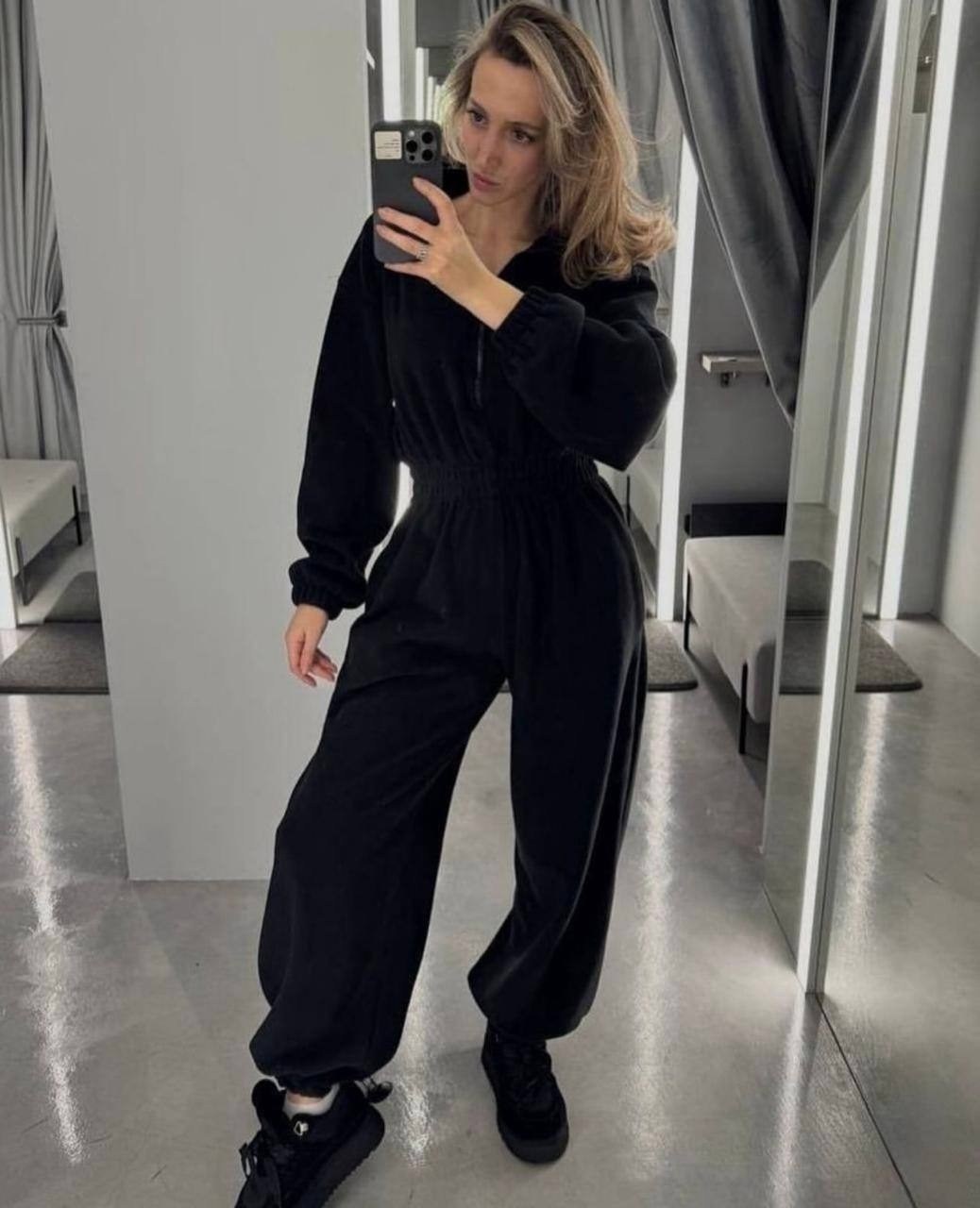 комбинезон на флисе,флисовые комбинезоны,женские комбинезоны,комбинезон стильный,брючный комбинезон