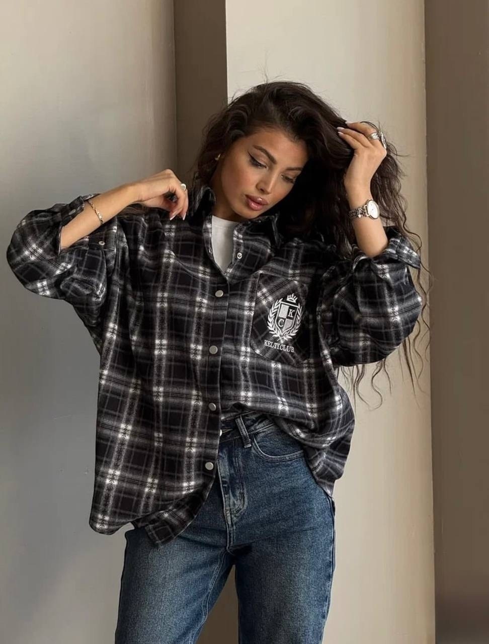 рубашка в клетку женская оверсайз,рубашка в клетку женская,рубашка оверсайз в клетку,рубашка теплая оверсайз в клетку,клетчатая рубашка женская