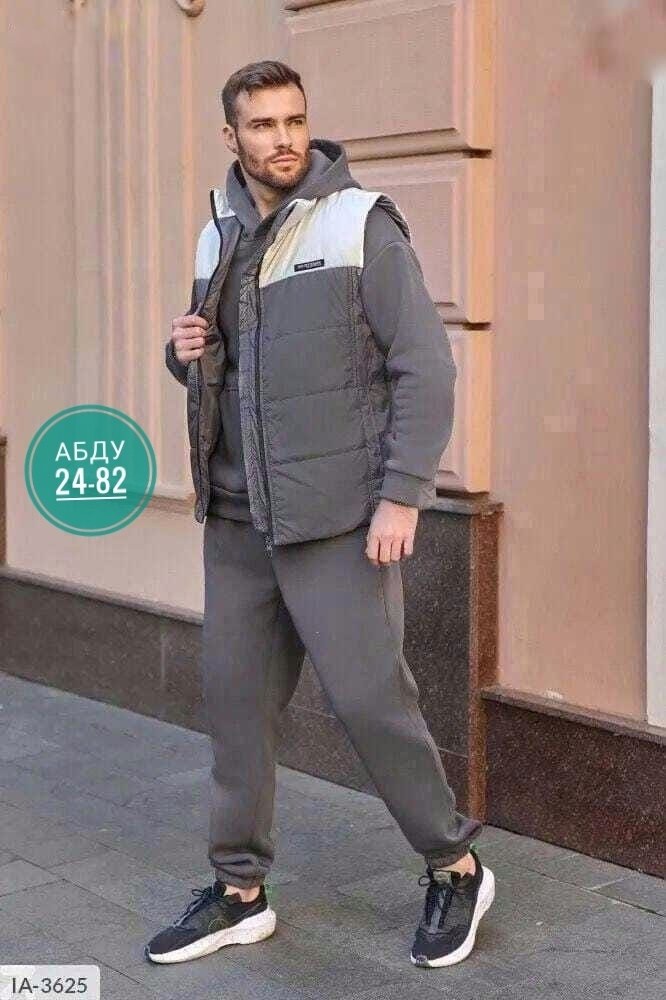 спортивный костюм с жилеткой мужской,костюмы спортивные мужские,спортивный костюм тройка с жилеткой,мужской теплый спортивный костюм на флисе,жилетка на синтепоне