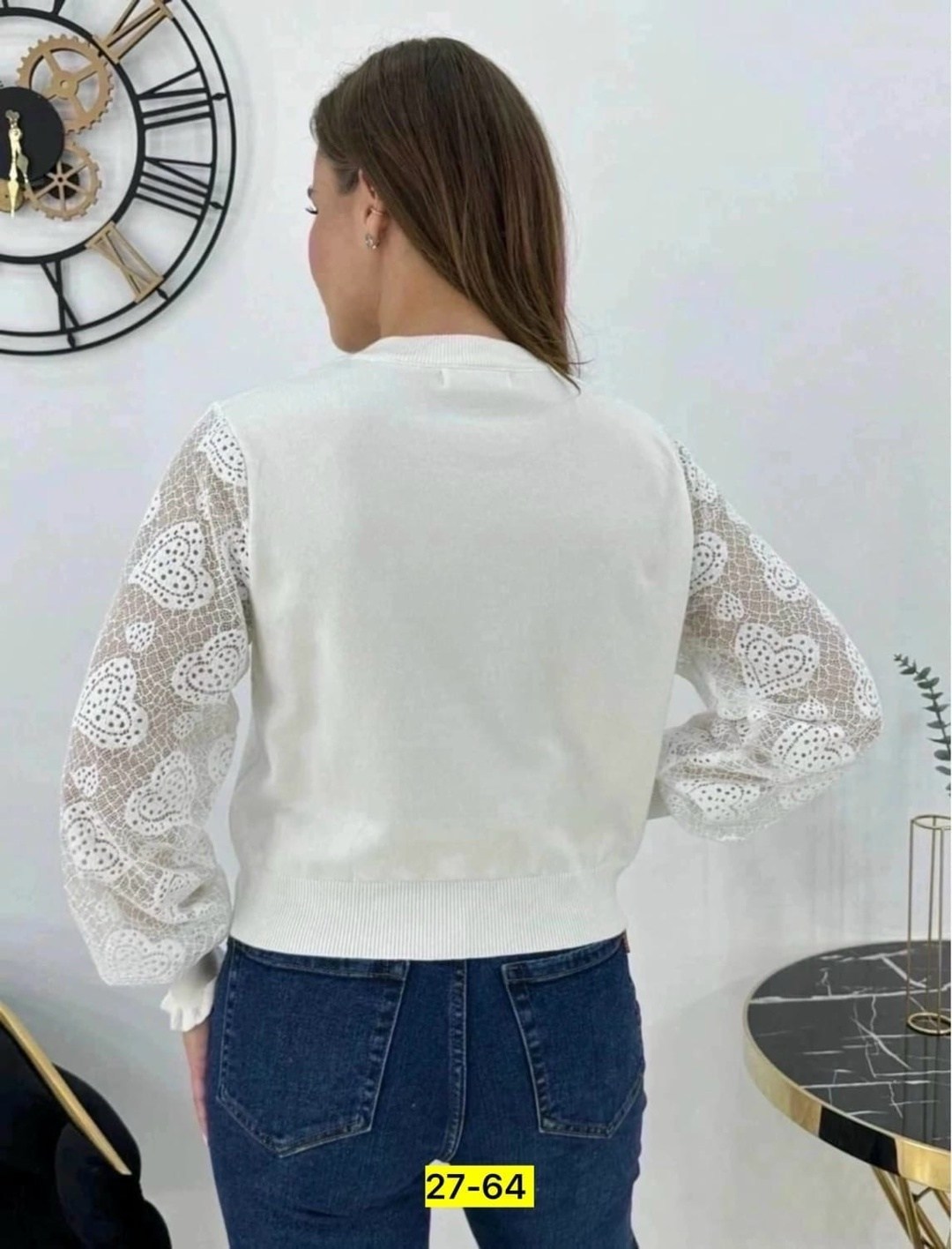 женская кофта,белый свитер женский,свитера женские,кофта с ажурными рукавами,толстовка кофта