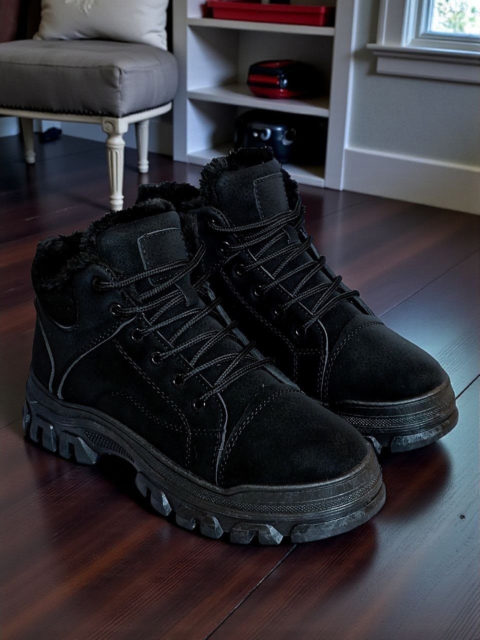 ,мужские ботинки,зимние ботинки,зимняя ,ботинки на меху