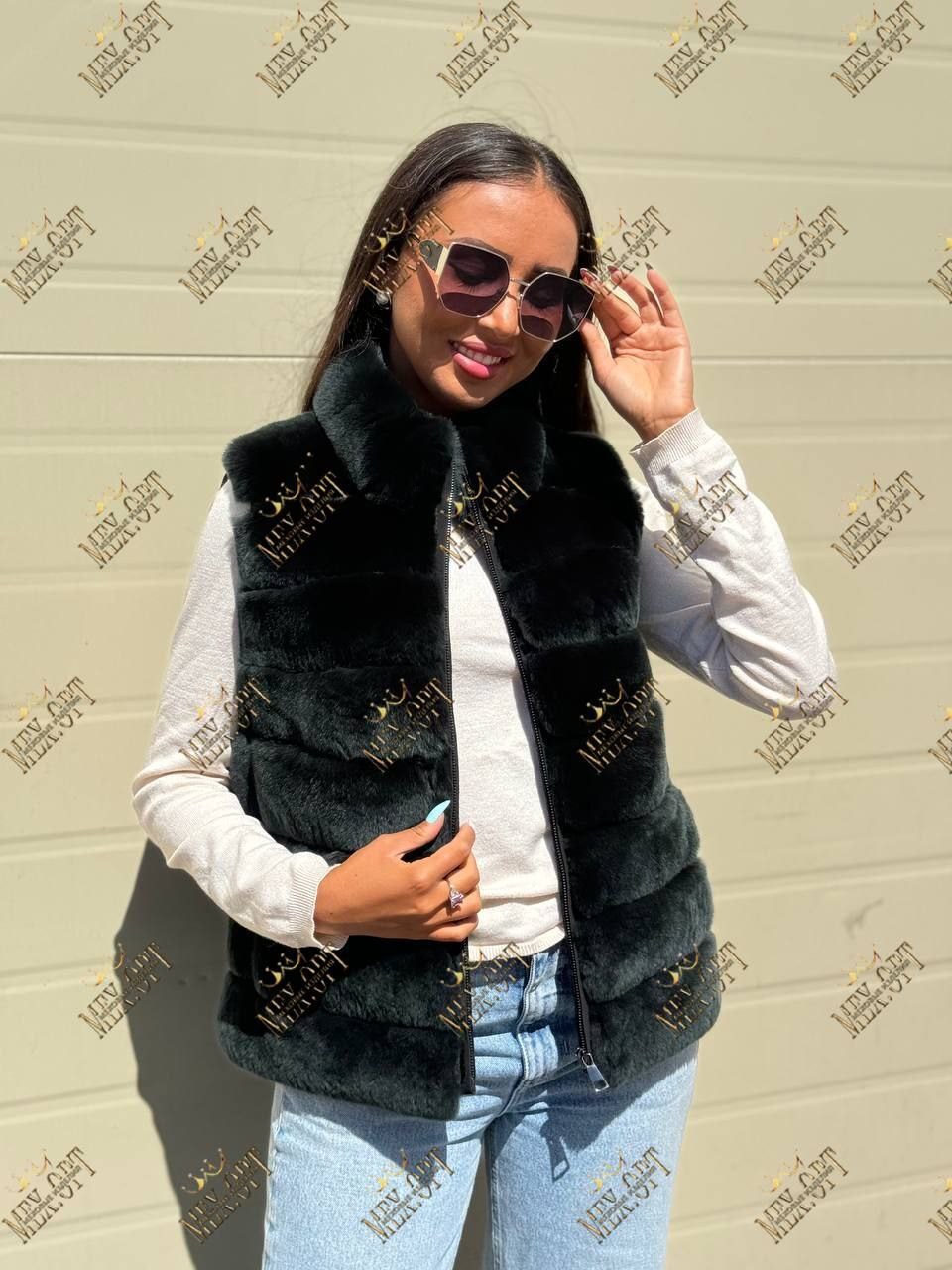 меховая жилет,меховая жилетка,жилетка из искусственного меха,меховая безрукавка,меховая жилетка женская