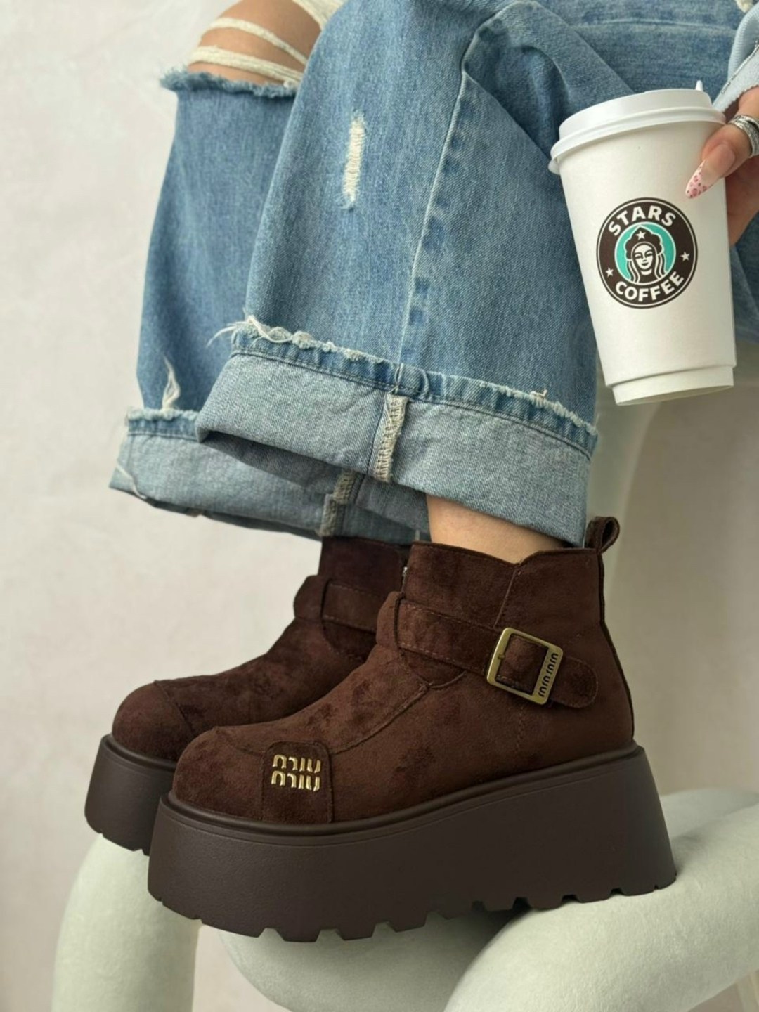 , женская,ботинки женские,платформа ,модная женская