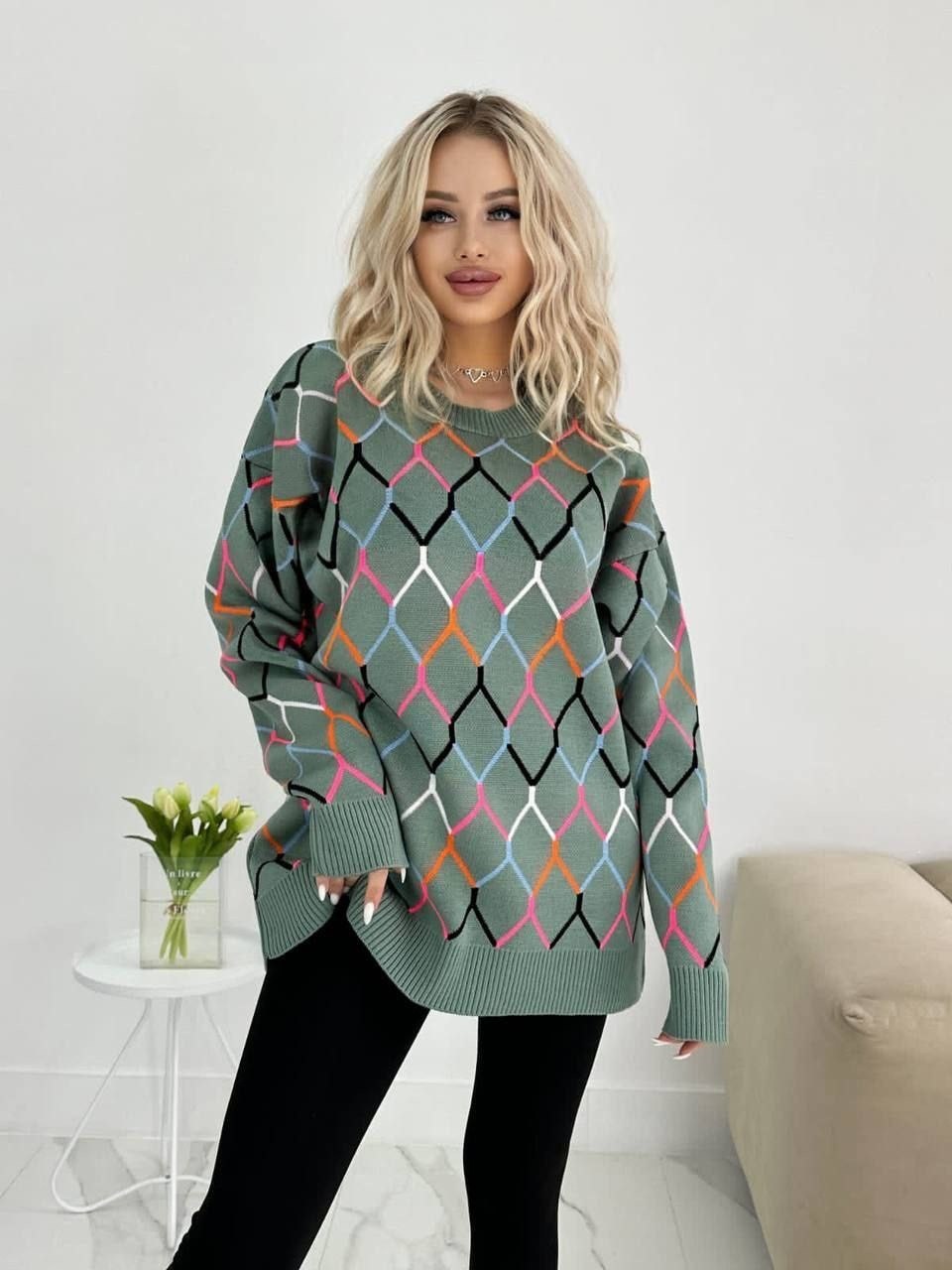 свитер цветной оверсайз,модели свитеров,свитер женский джемпер оверсайз,свитер свободного кроя,свитеры оверсайз вязаный джемпер удлиненный