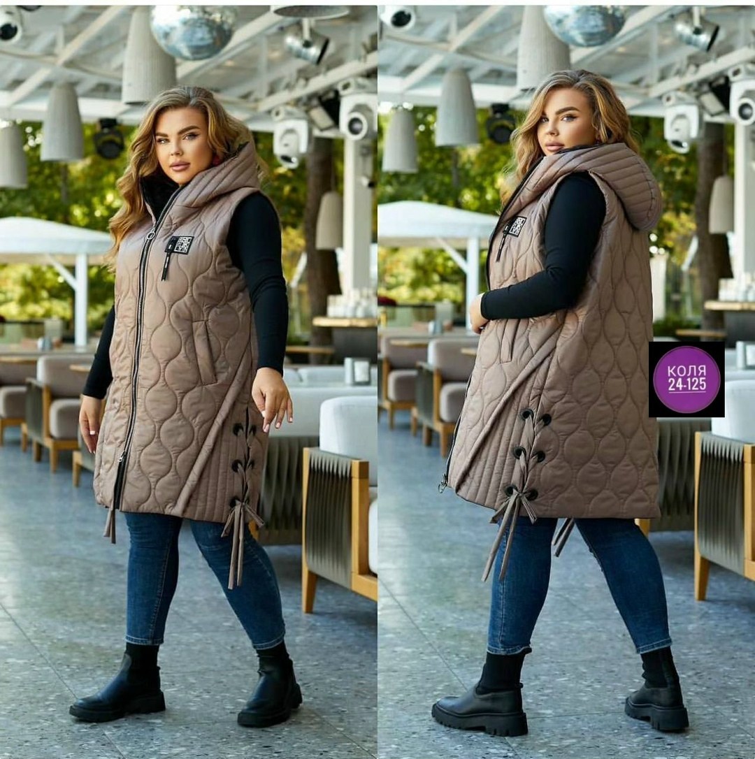 длинная жилетка на синтепоне,жилетка на синтепоне,жилет на синтепоне,жилет двусторонний,жилетка удлиненная женская на синтепоне